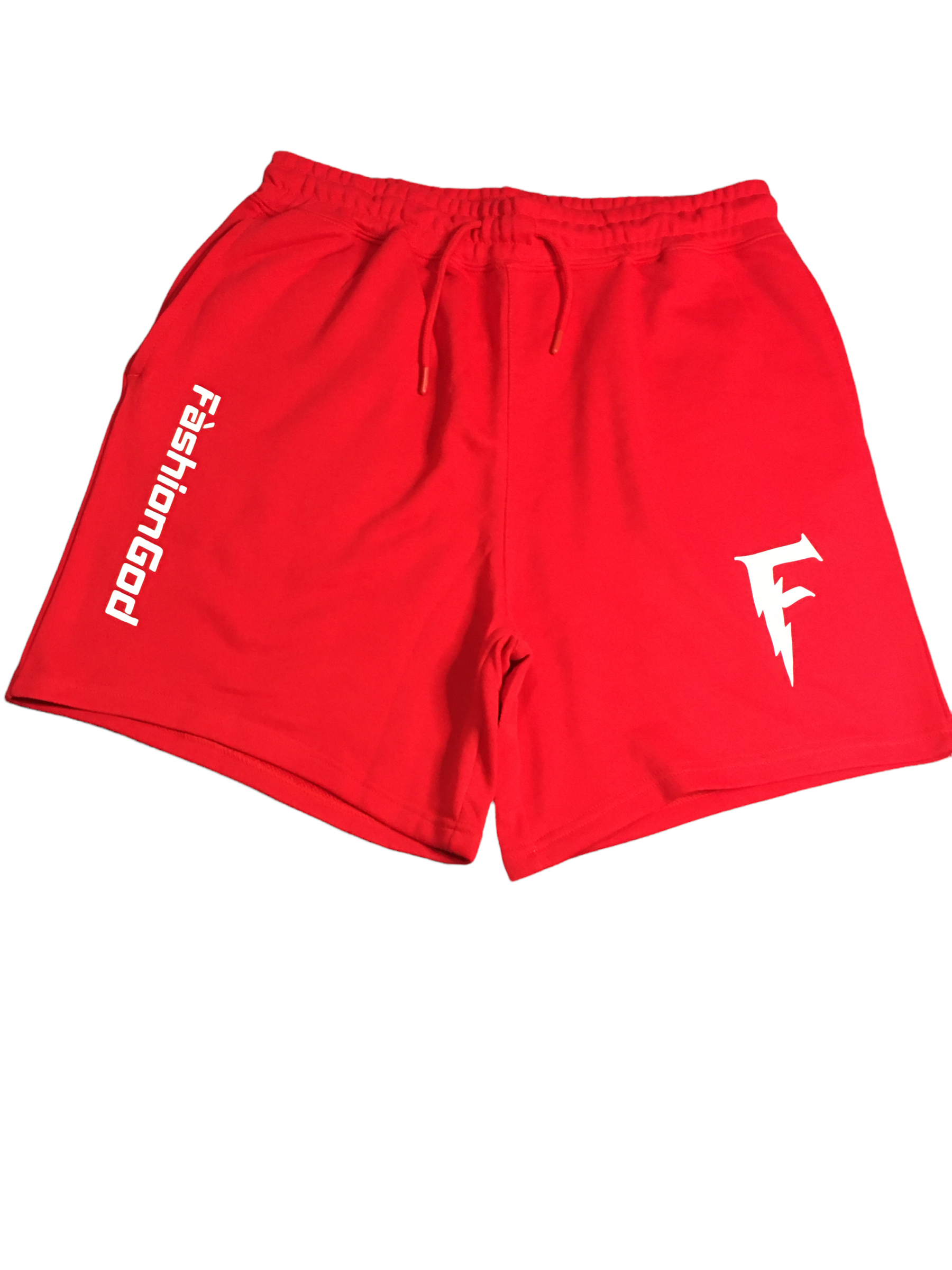 Red' Old English KJV Fleece Shorts – All Glory To God (@ag2g