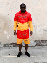 Load image into Gallery viewer, FG Windbreaker Set Red/Golden Yellow
