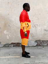 Load image into Gallery viewer, FG Windbreaker Set Red/Golden Yellow
